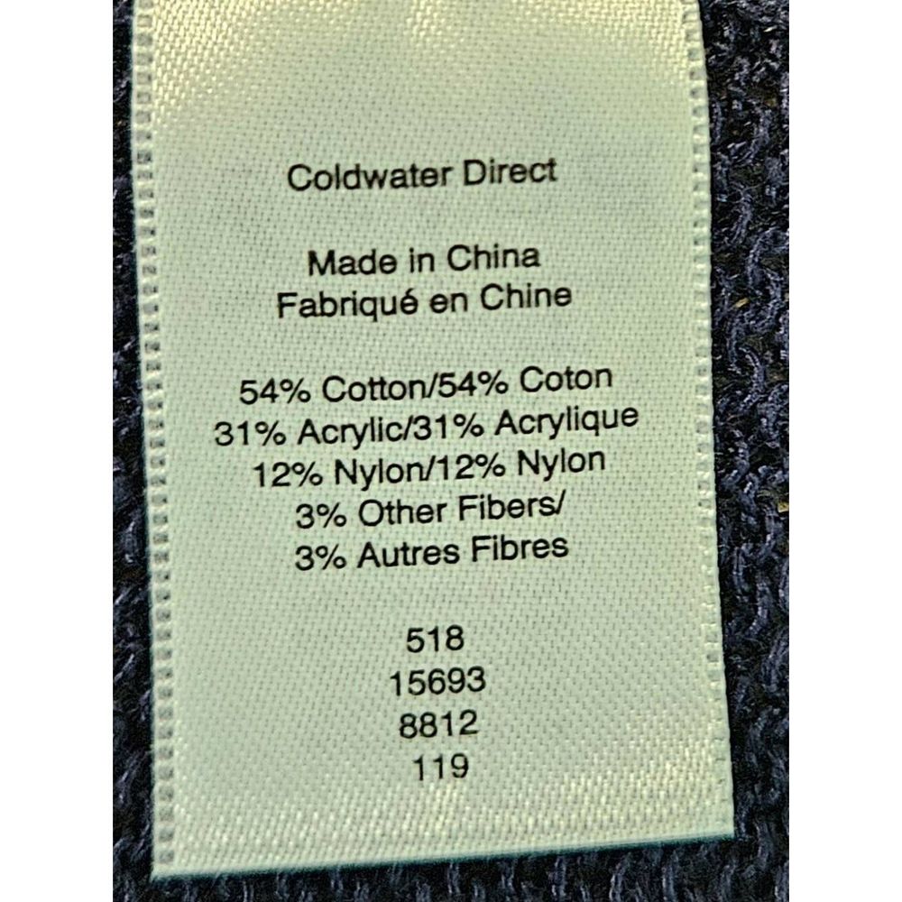 Coldwater Creek Blue Long Open Cardigan Size Large Womens Knit - Picture 8 of 10
